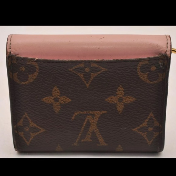 ❤️Louis Vuitton Monogram Portefeuille Zoe Brown and Pink Wallet RARE!!! - Picture 2 of 15